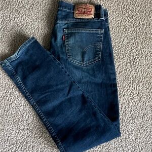 Levi's 511 Men's Slim Fit Dark Blue Jeans 30 X 32